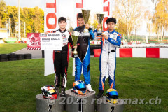 Wohlen (CHE), October 10-11, 2025 - Rotax Max Challange Switzerland 2025 race weekend at Kartbahn Wohlen, Switzerland. 

podium 

racingvisuals.ch.