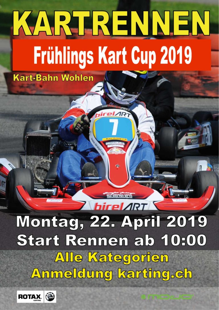 Alle Informationen Frühlings Kart Cup – Ostermontag, 22. April 2019