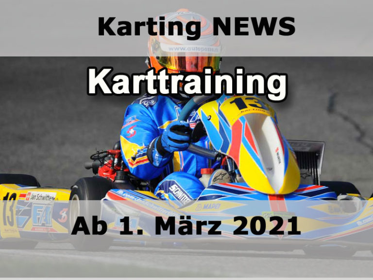 Karttraining in der Schweiz ab 1.3.2021 erlaubt