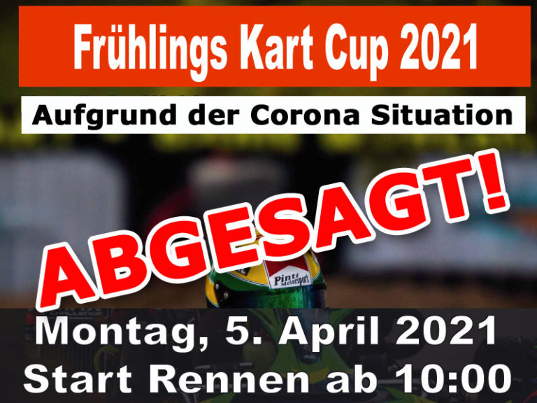Frühlings Kart Cup ABGESAGT!