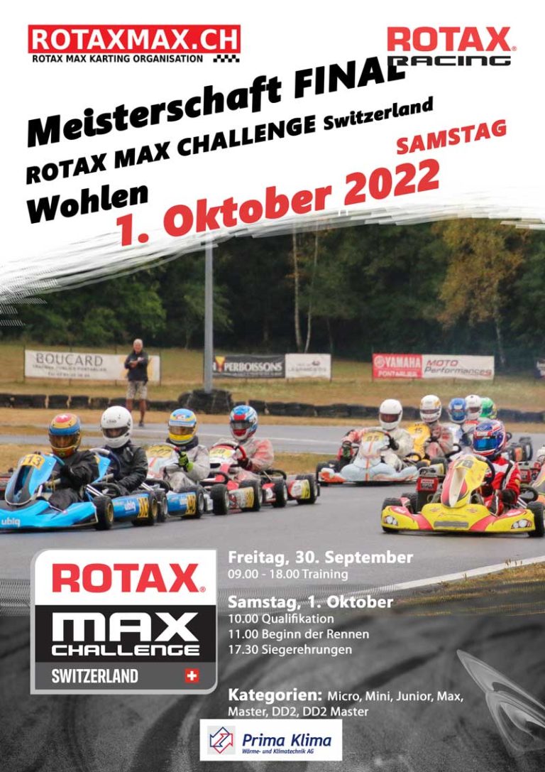 Rotax Max Finalrennen Wohlen – Samstag, 1. Oktober 2022