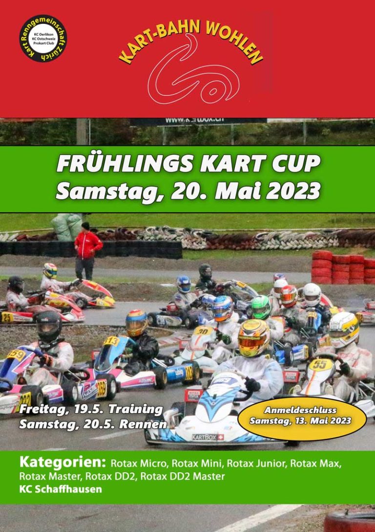 Frühlings Kart Cup – 20. Mai 2023 Wohlen