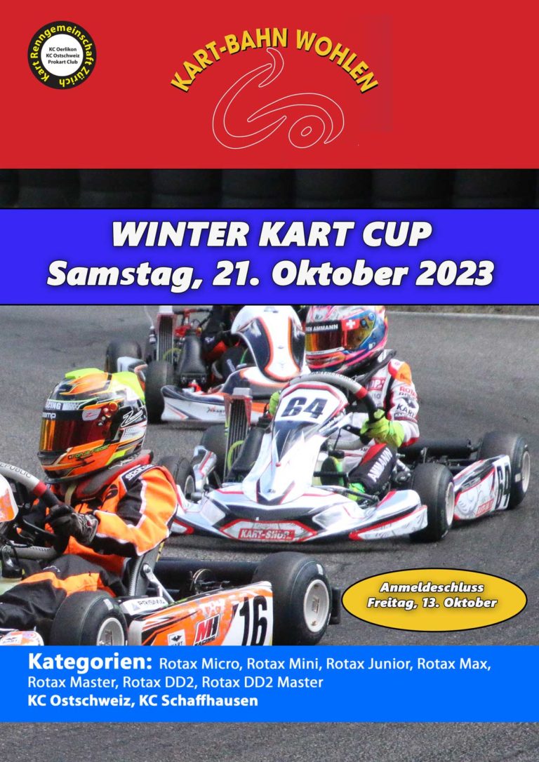 Winter Kart Cup – Samstag, 21. Oktober 2023
